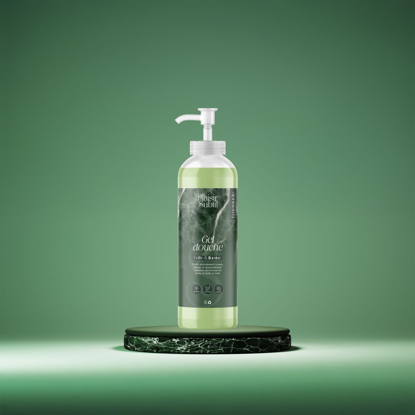 Gel douche émeraude