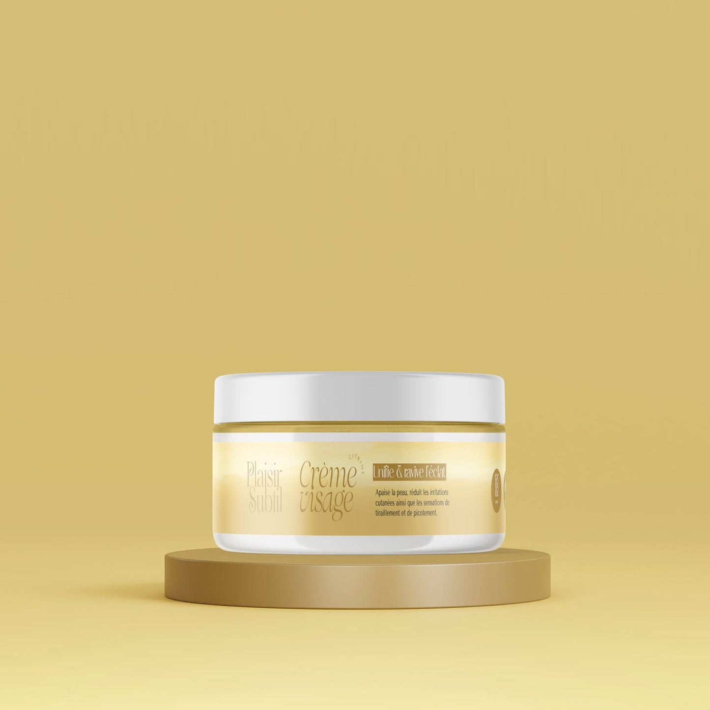 Crème visage citrine