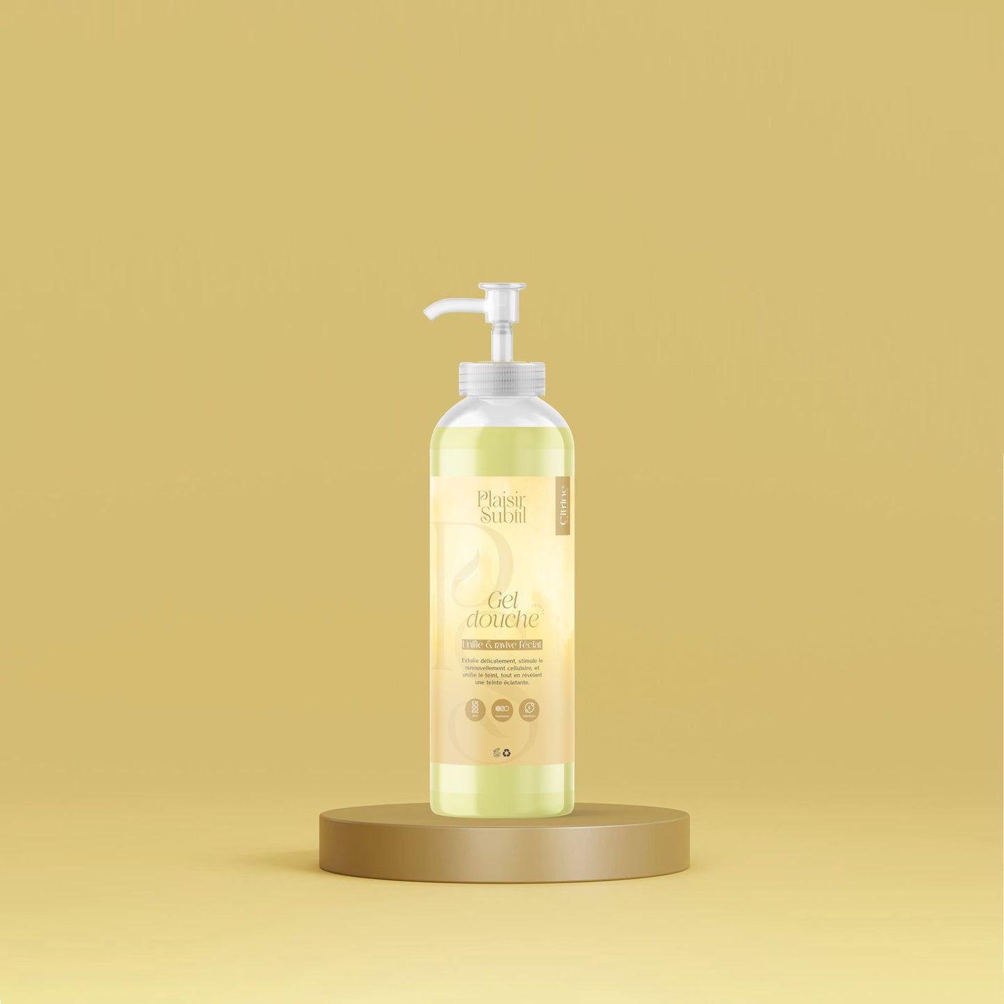 Gel douche citrine