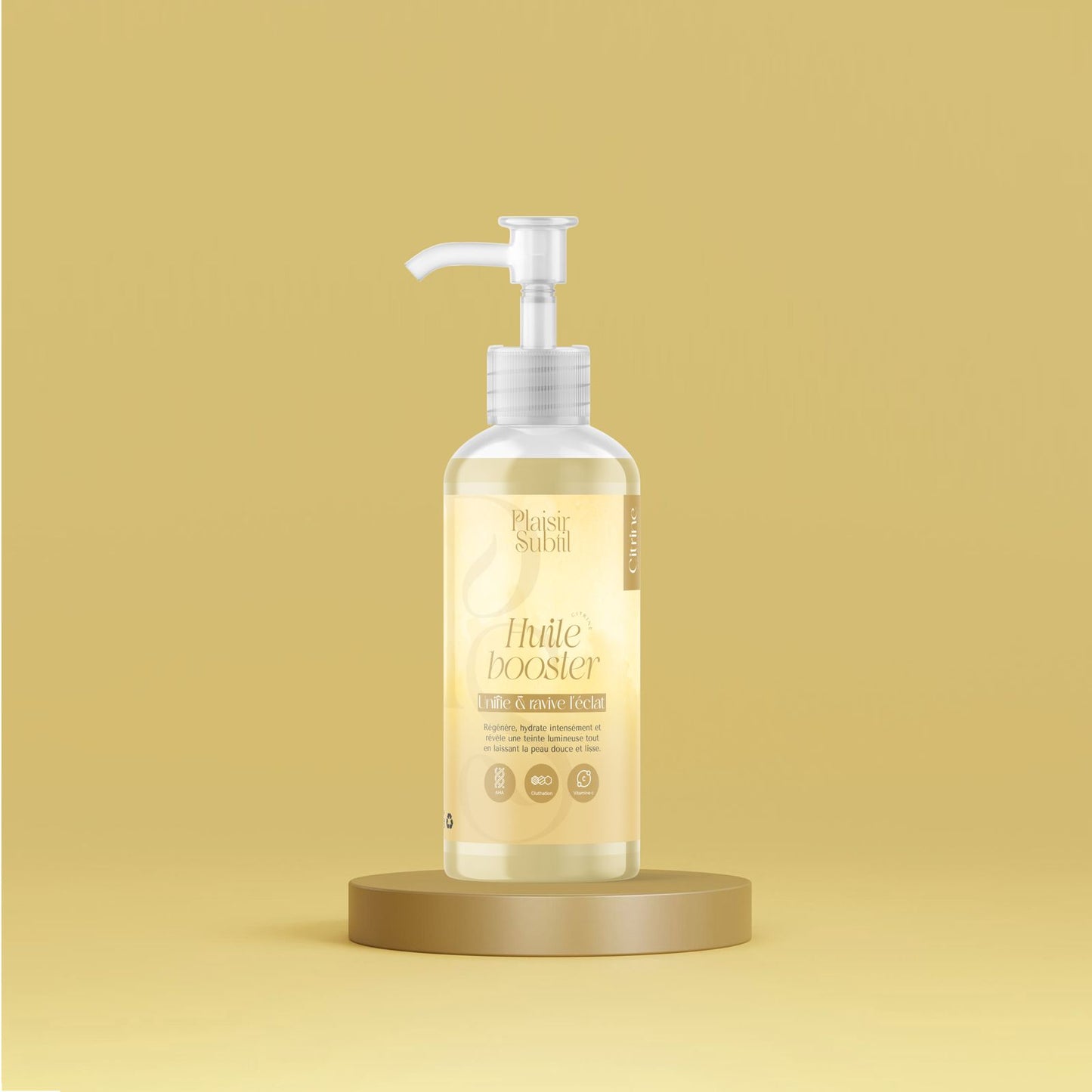 Huile booster citrine