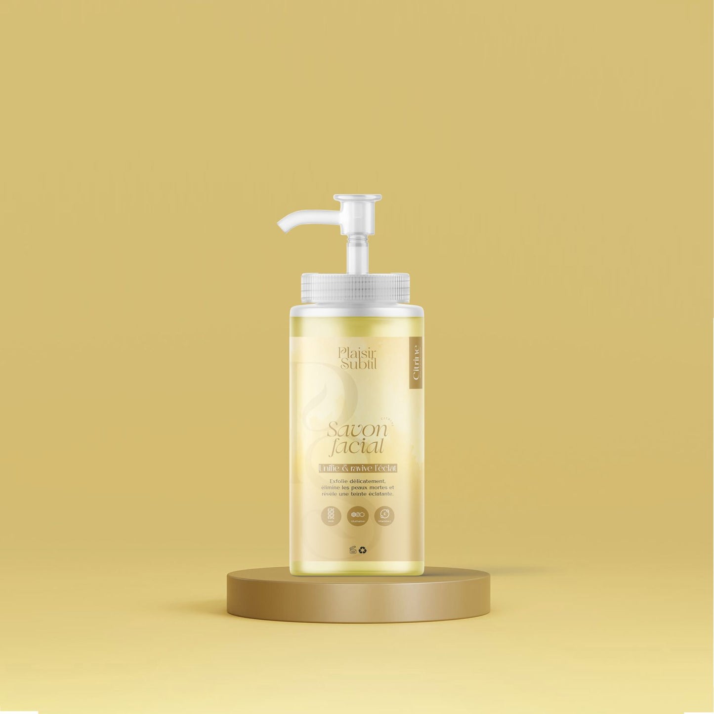 Savon facial citrine