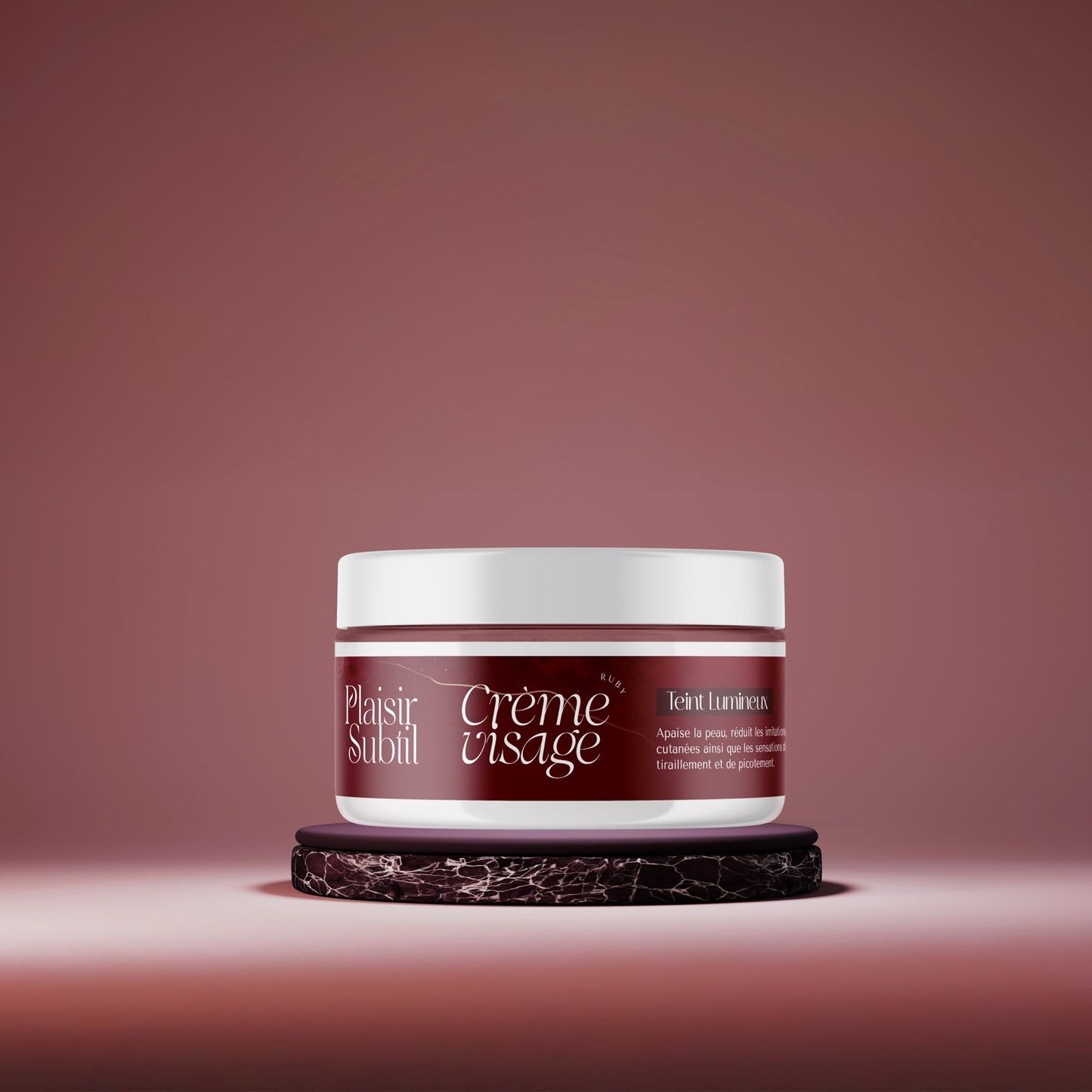 Crème visage rubis