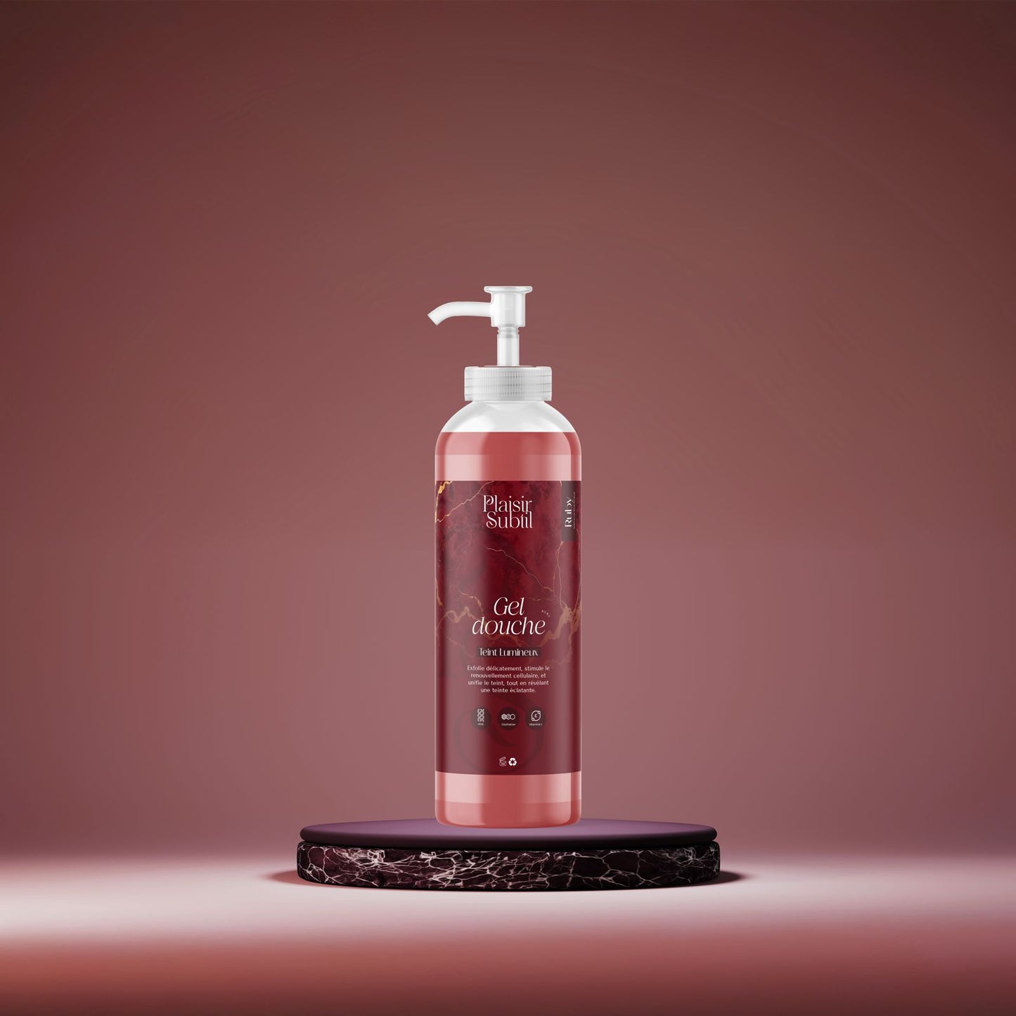 Gel douche rubis
