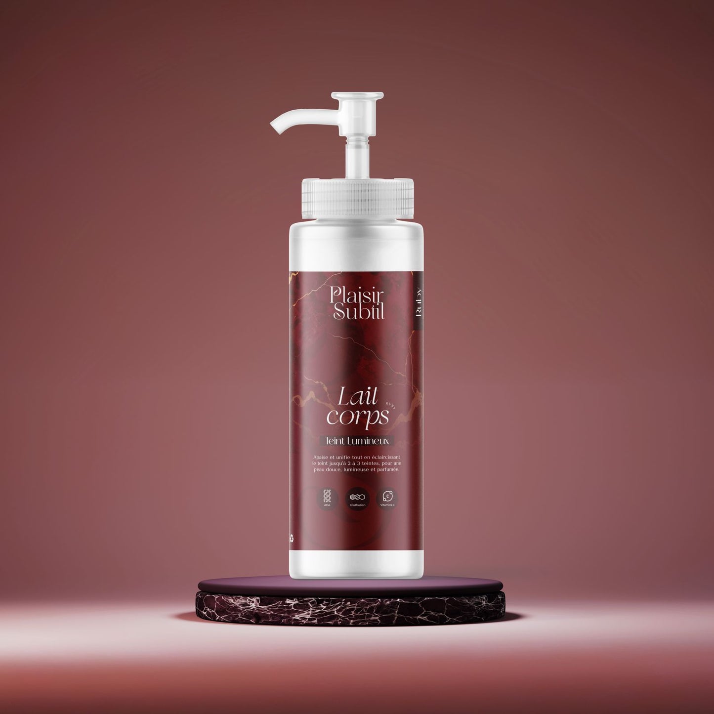 Lait corps rubis